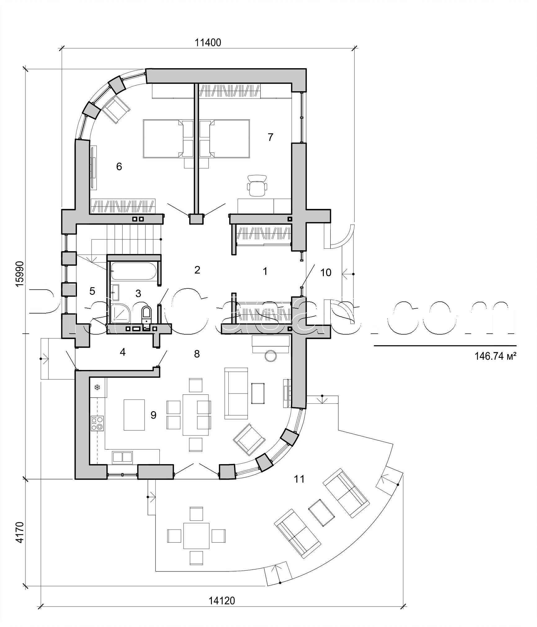 216. Two storey mansion - Image 6