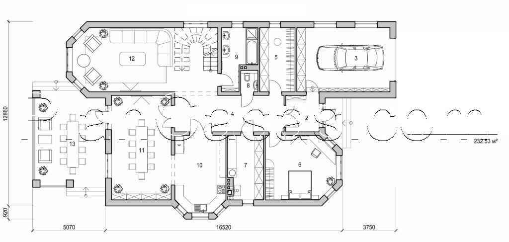 176. Two storey mansion