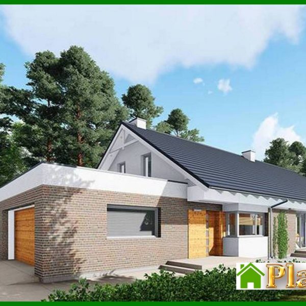 182. One-story apartment building with attic and terrace