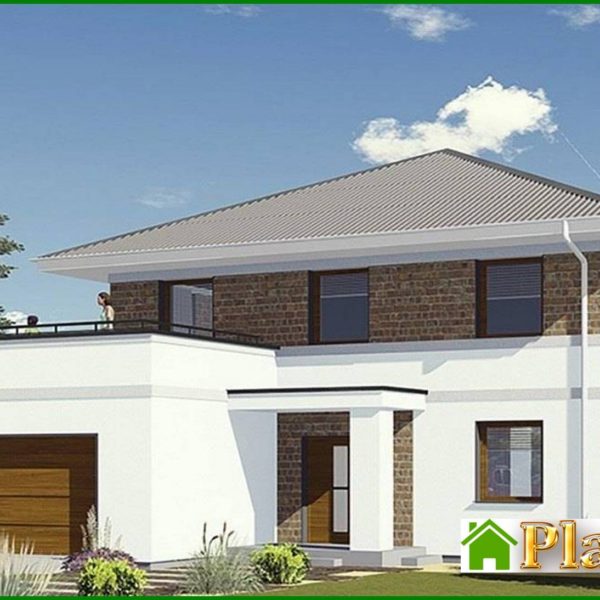 256. Beautiful residential mansion with a spacious terrace