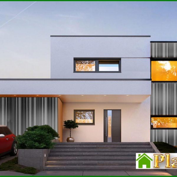259. Modern stylish two-story house