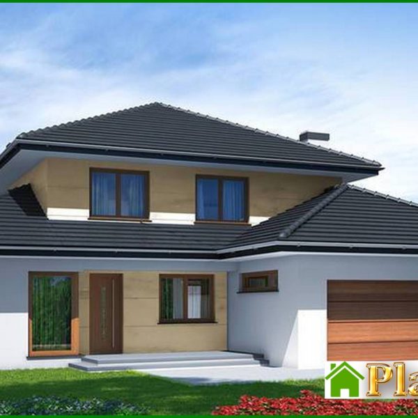 261. Two-story apartment with two bedrooms on the ground floor