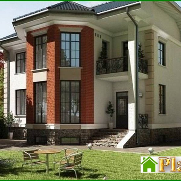 263. Beautiful bright rural two-story mansion