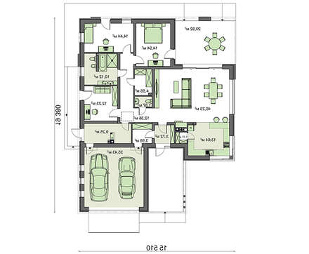 265. Presentable mansion with a spacious reception area