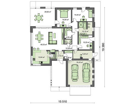 265. Presentable mansion with a spacious reception area