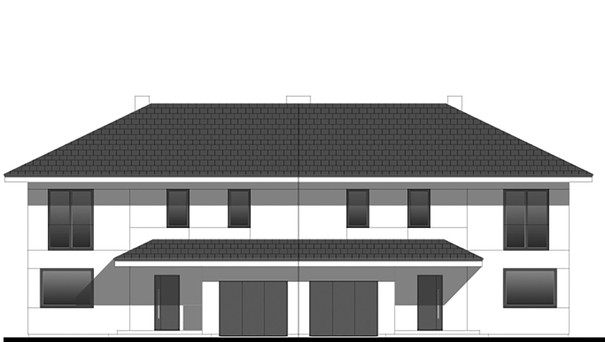 272. The project of a two-story townhouse