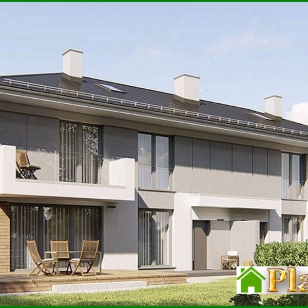 272. The project of a two-story townhouse