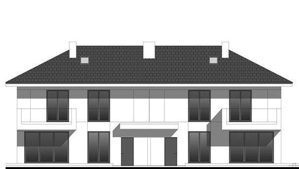 272. The project of a two-story townhouse