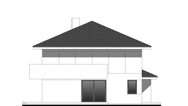 272. The project of a two-story townhouse