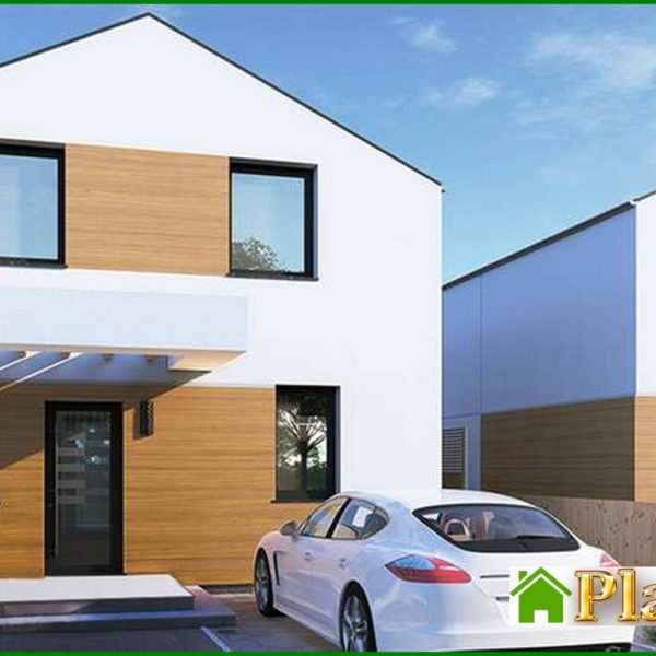 283. Modern two-story cottage with three bedrooms