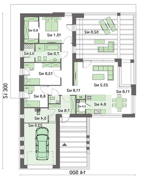 295. Modern residential building with a stylish look