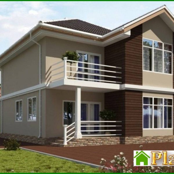 300. Stylish unusual two-story mansion