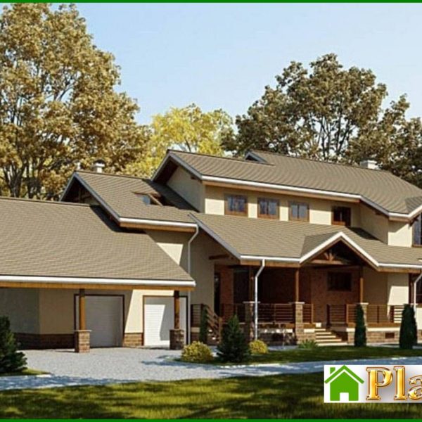 313. The architectural project of a huge country house