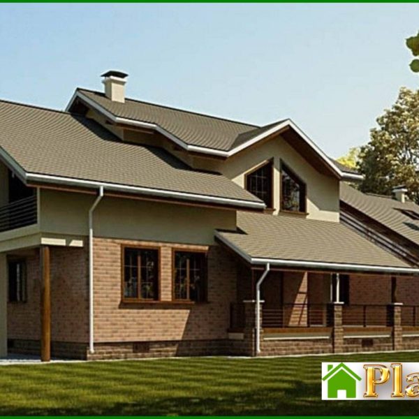 313. The architectural project of a huge country house