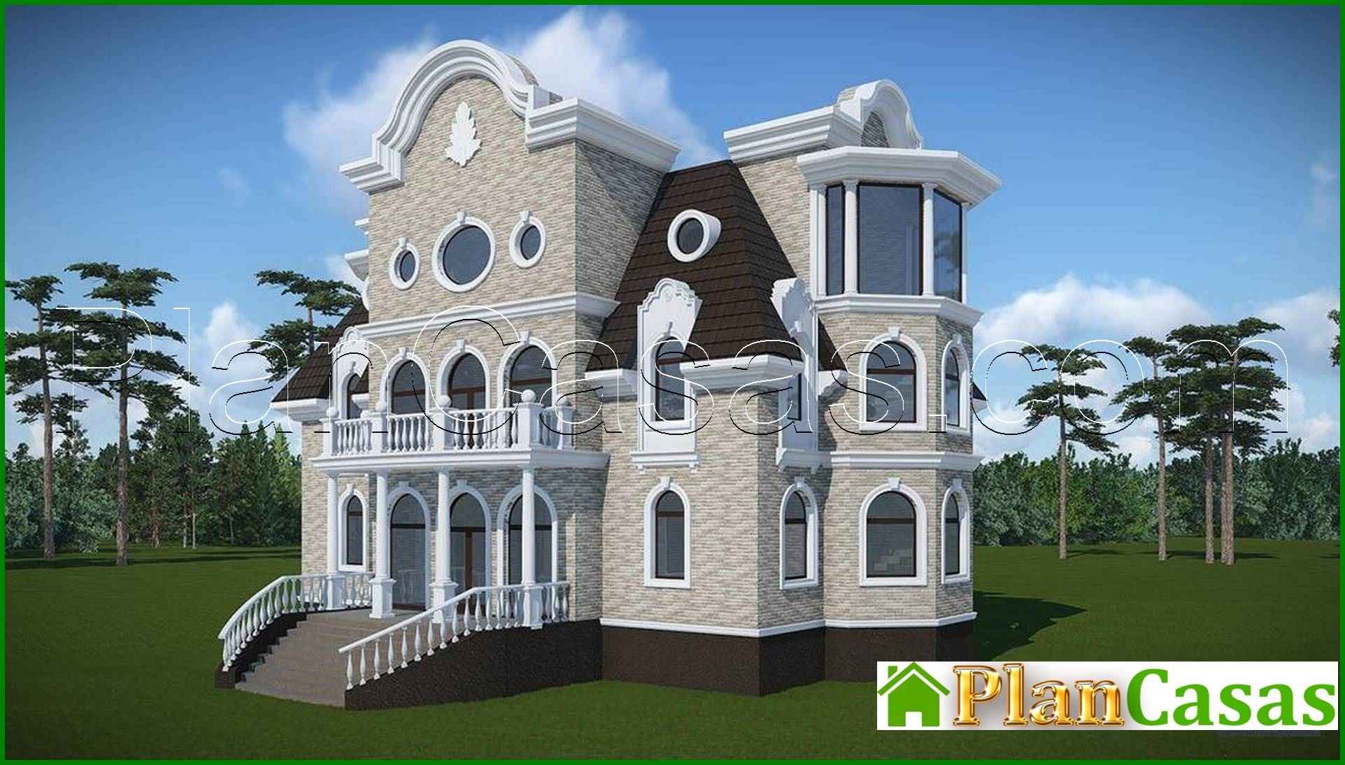 318. The project of a four-story mansion
