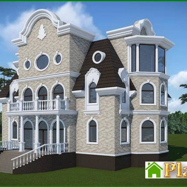 318. The project of a four-story mansion