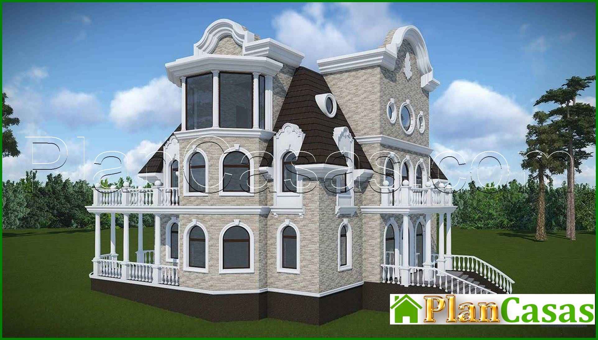 318. The project of a four-story mansion
