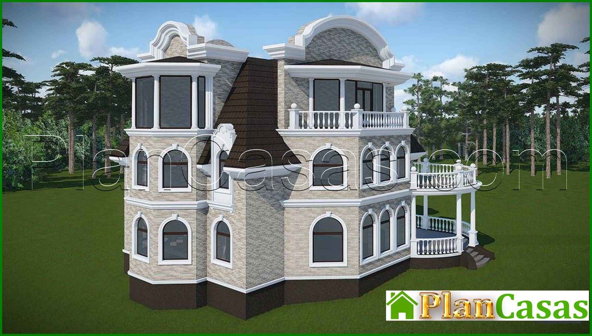 318. The project of a four-story mansion