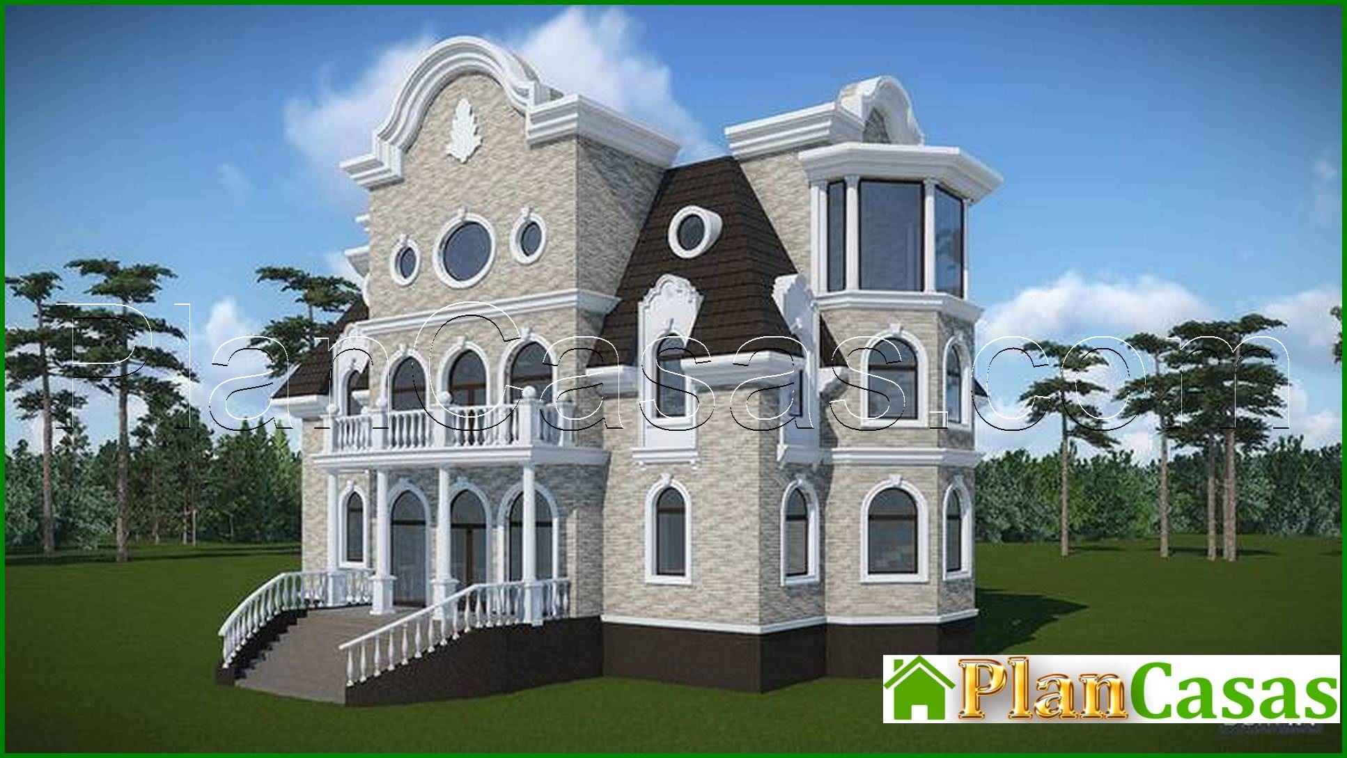 318. The project of a four-story mansion