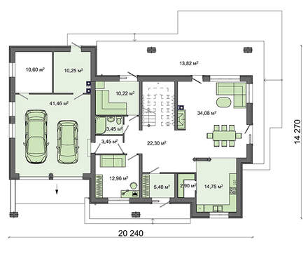 319. Chalet-style cottage project
