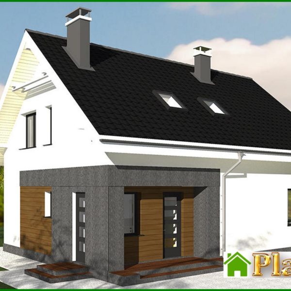 320. Compact two-story cottage project