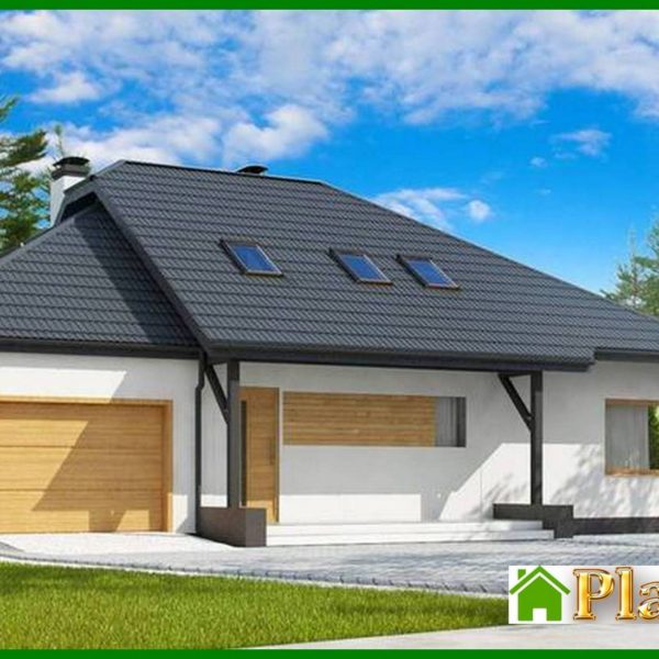 327. House project with attic and garage 327. House project with attic and garage