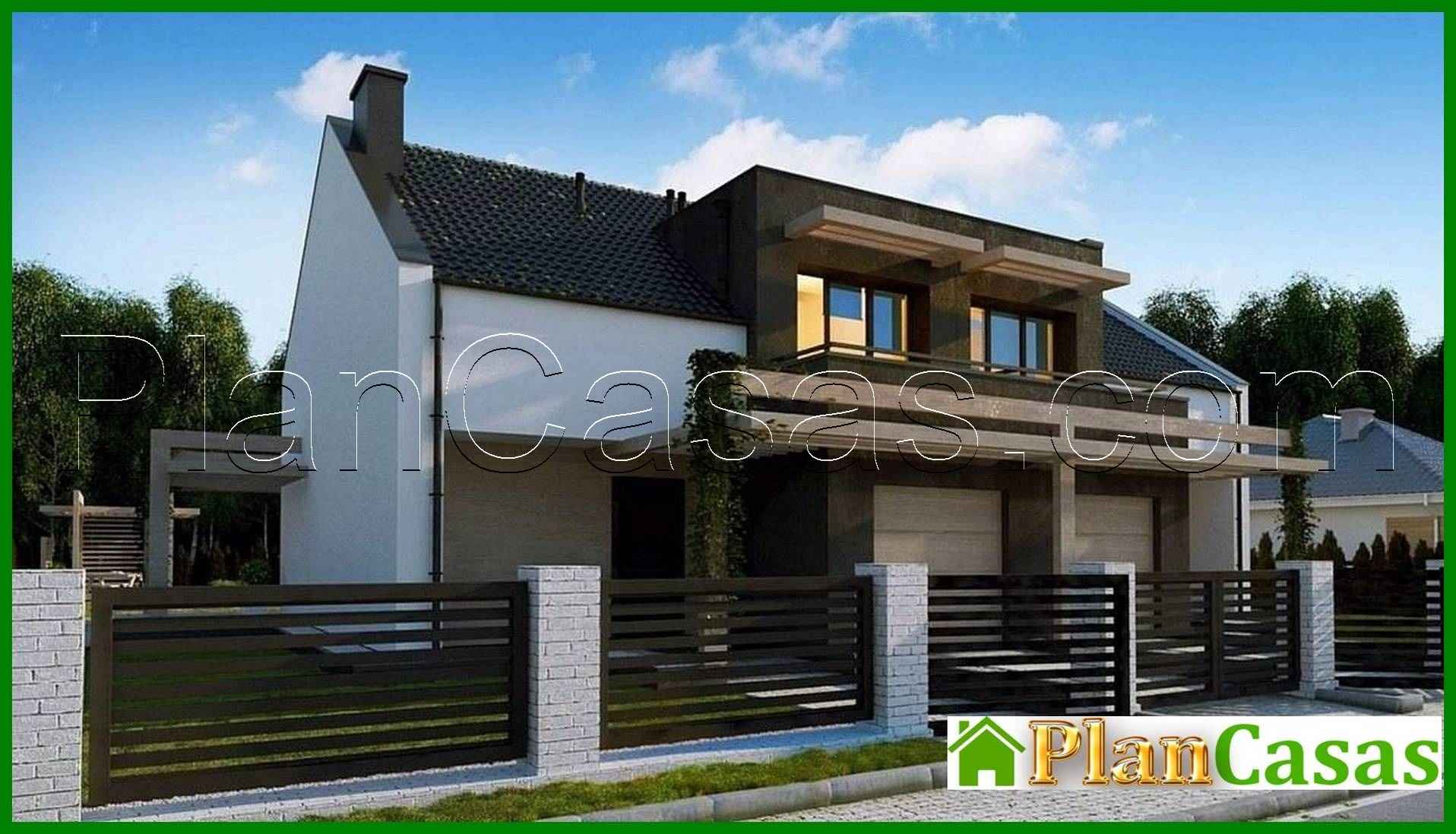 341. Cottage with elements of cubism in architecture