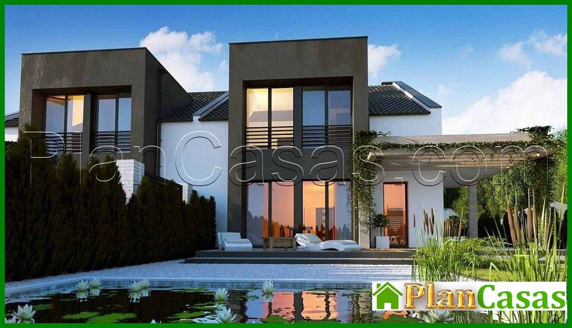 341. Cottage with elements of cubism in architecture