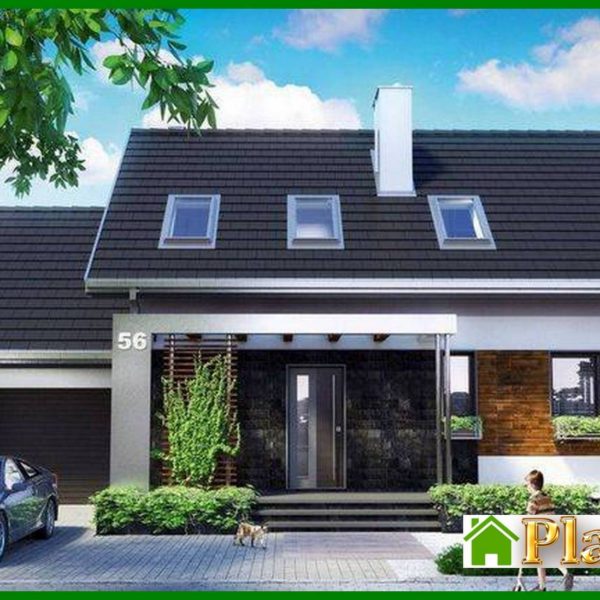 347. Attic Three-Bedroom Garage House