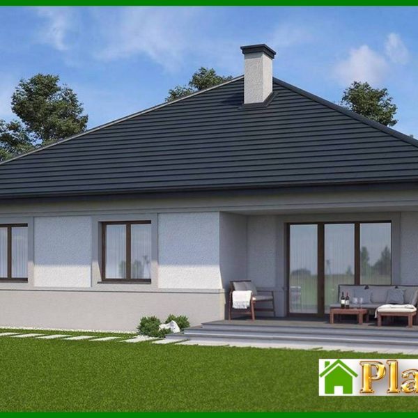 358. One-story house with a garage and three bedrooms 358. One-story house with a garage and three bedrooms