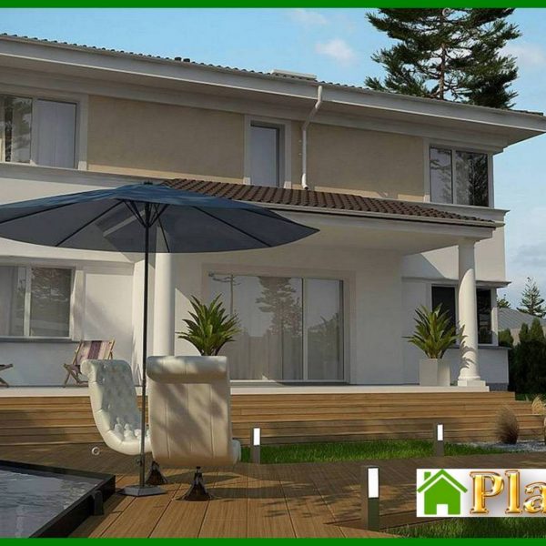 361. Design of a classic villa with a billiard room and sauna