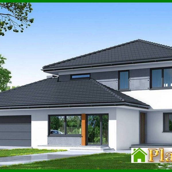 384. Stylish modern mansion with a beautiful balcony 384. Stylish modern mansion with a beautiful balcony