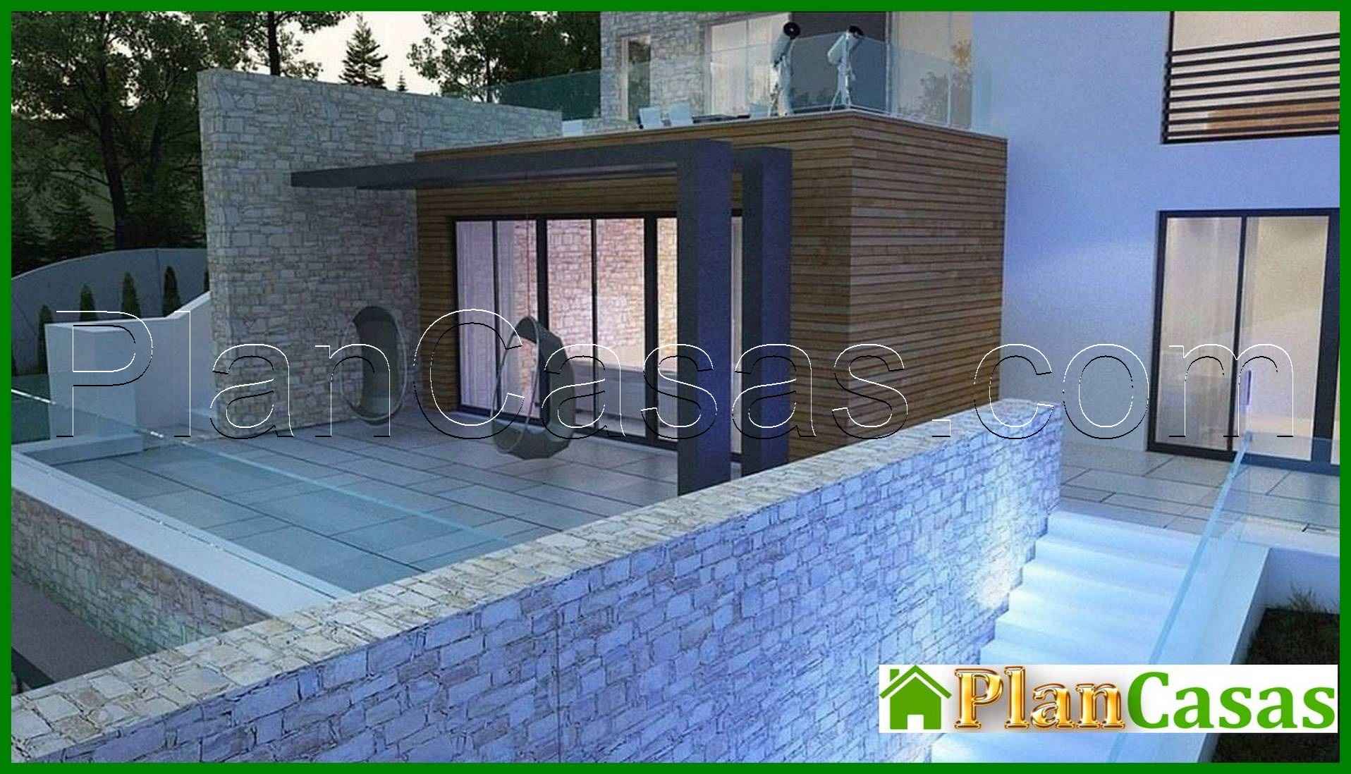 387. Small cottage for a sloping plot