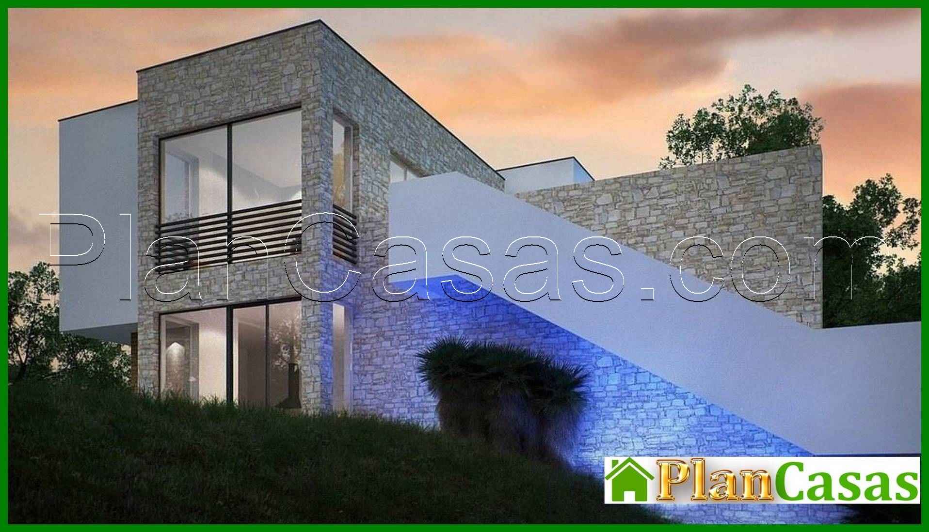 387. Small cottage for a sloping plot