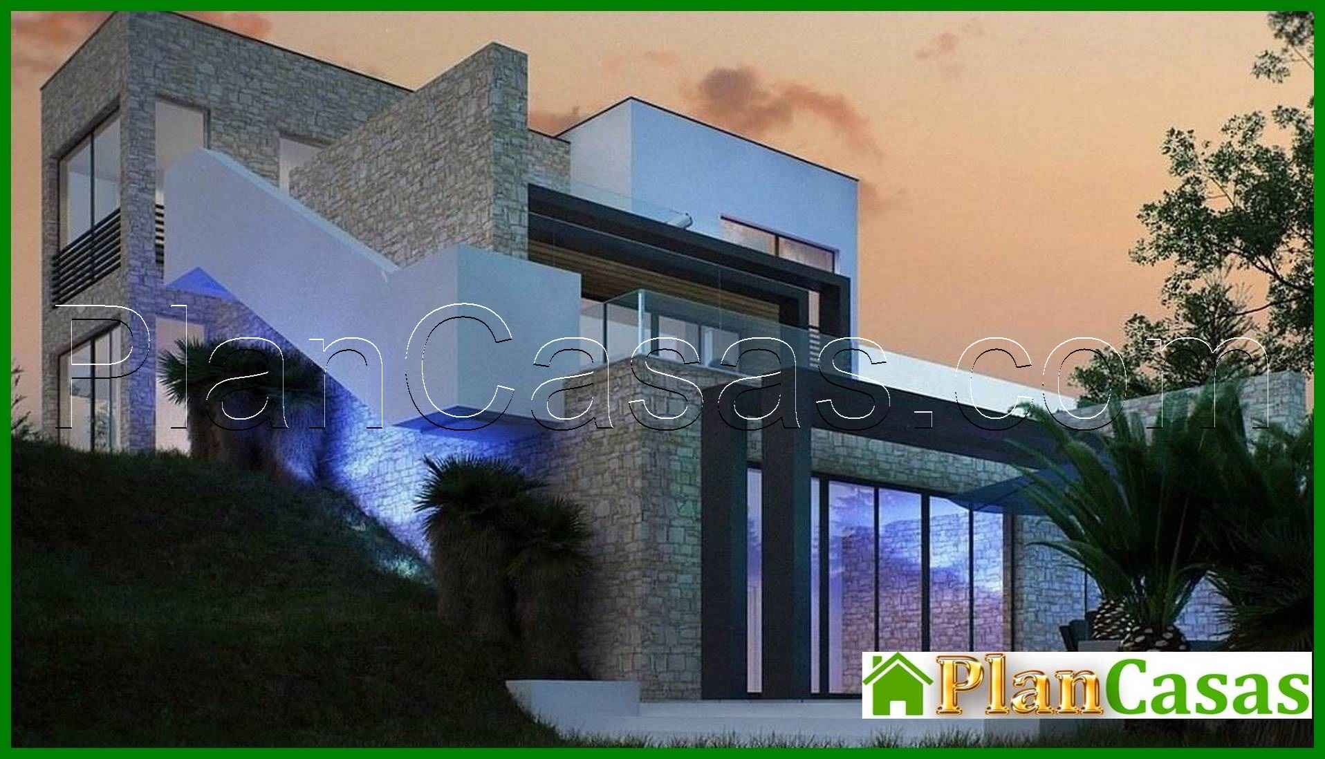 387. Small cottage for a sloping plot