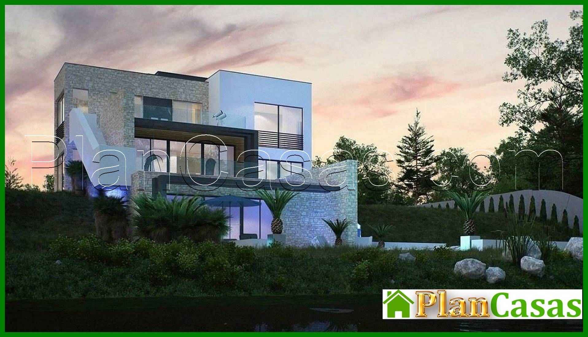 387. Small cottage for a sloping plot