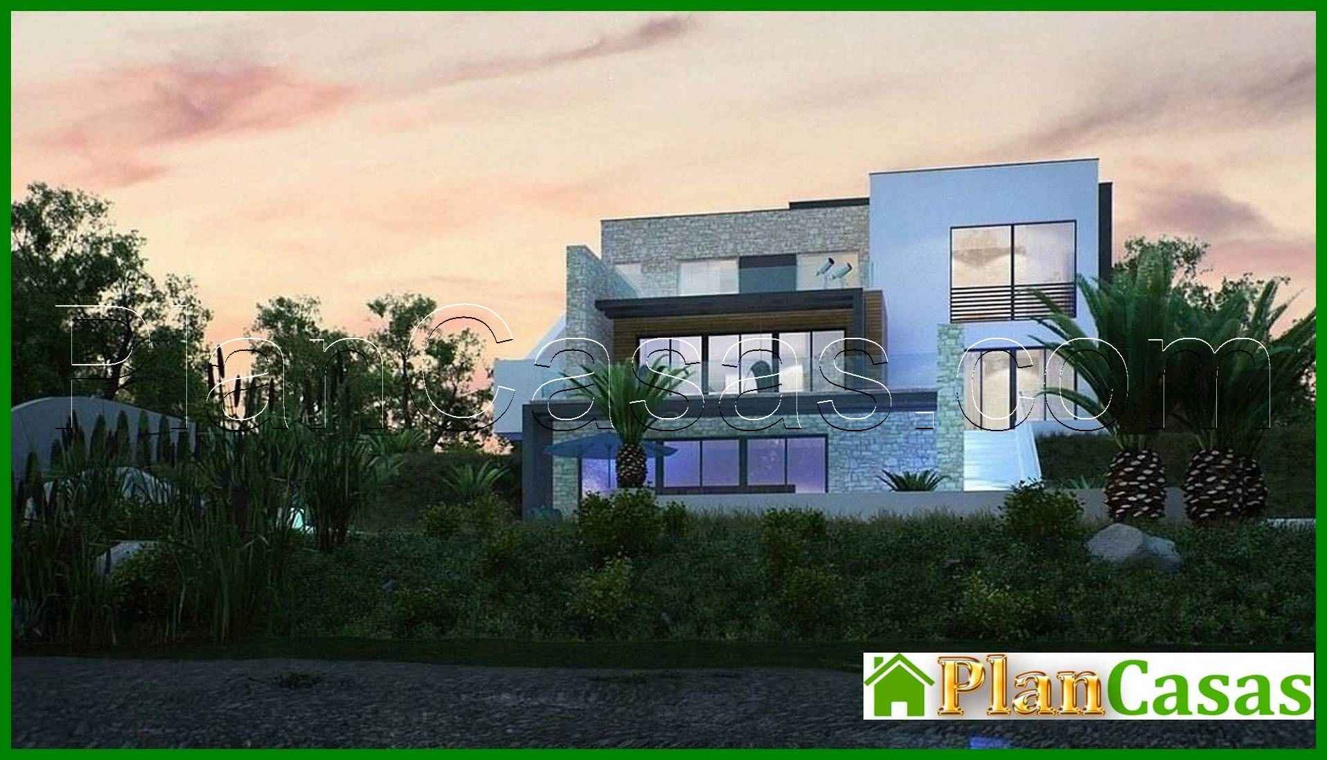 387. Small cottage for a sloping plot