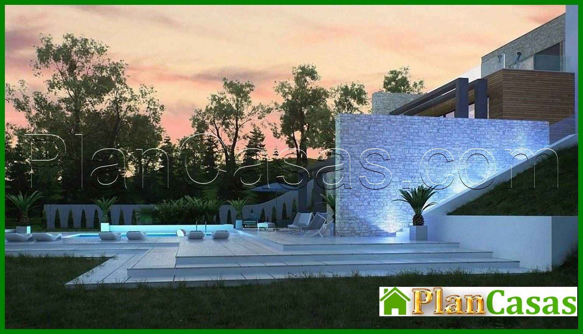 387. Small cottage for a sloping plot