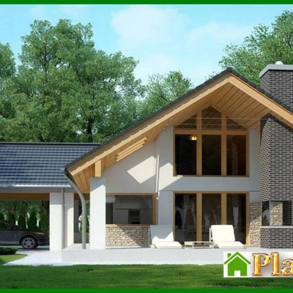 394. Beautiful apartment building with an unusual garage solution