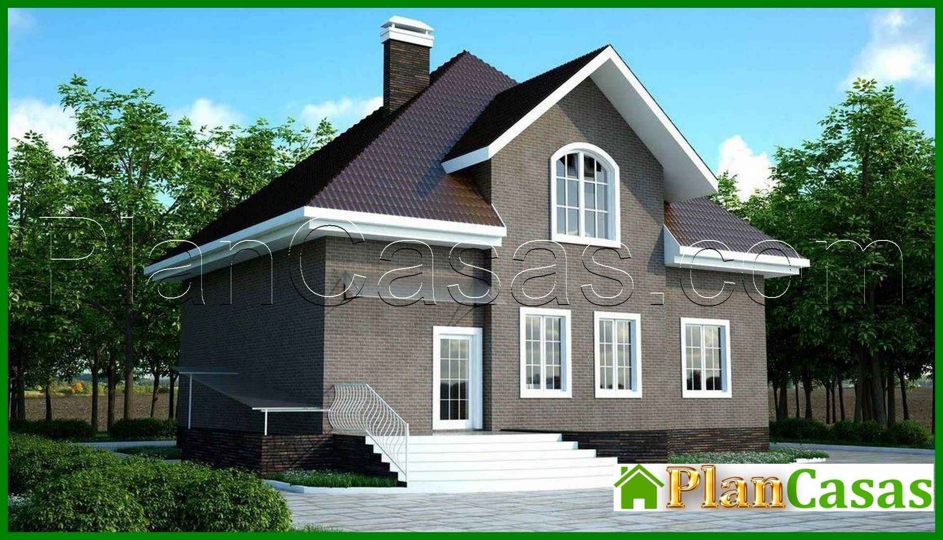 395. Beautiful house project of 2 floors