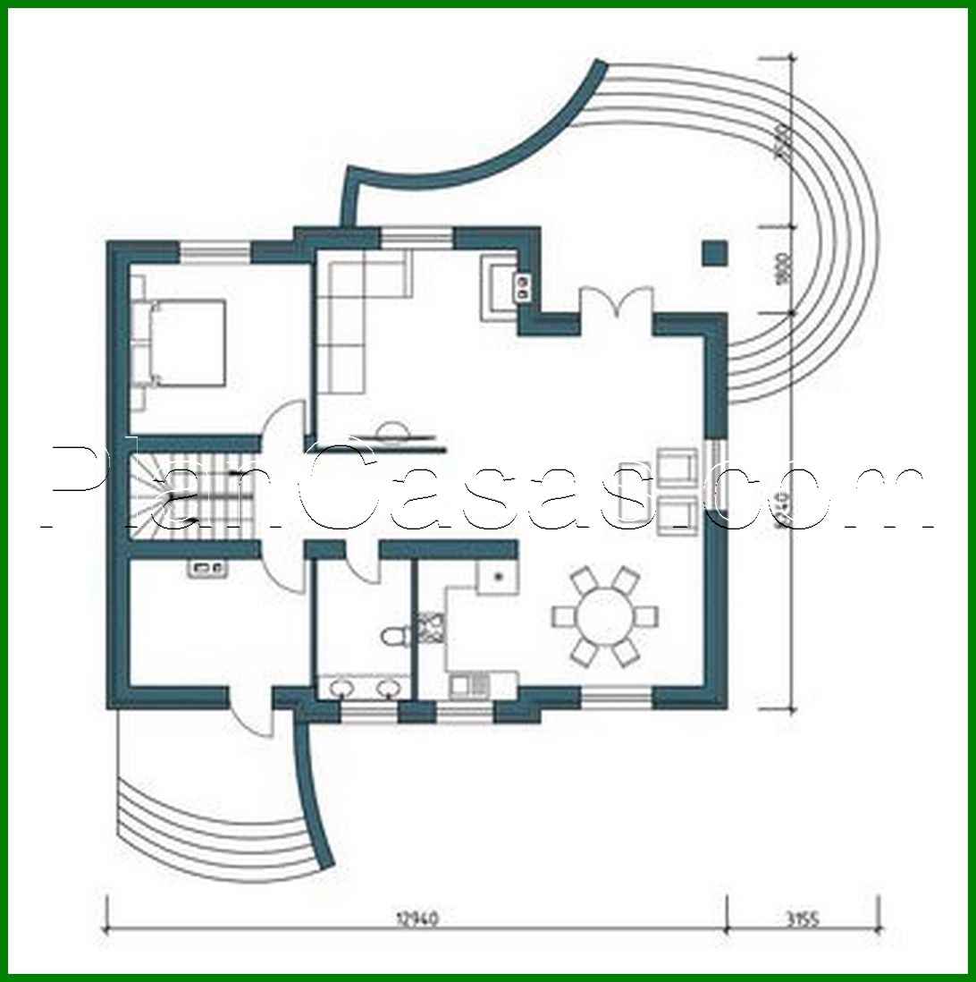 395. Beautiful house project of 2 floors