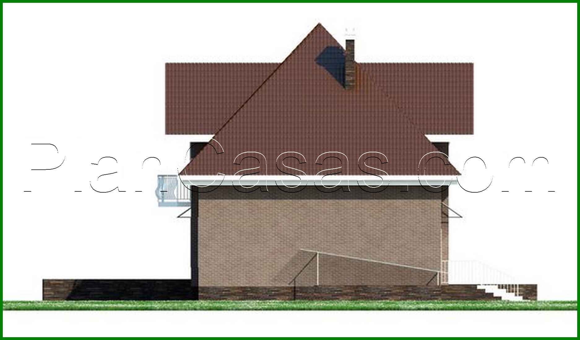 395. Beautiful house project of 2 floors