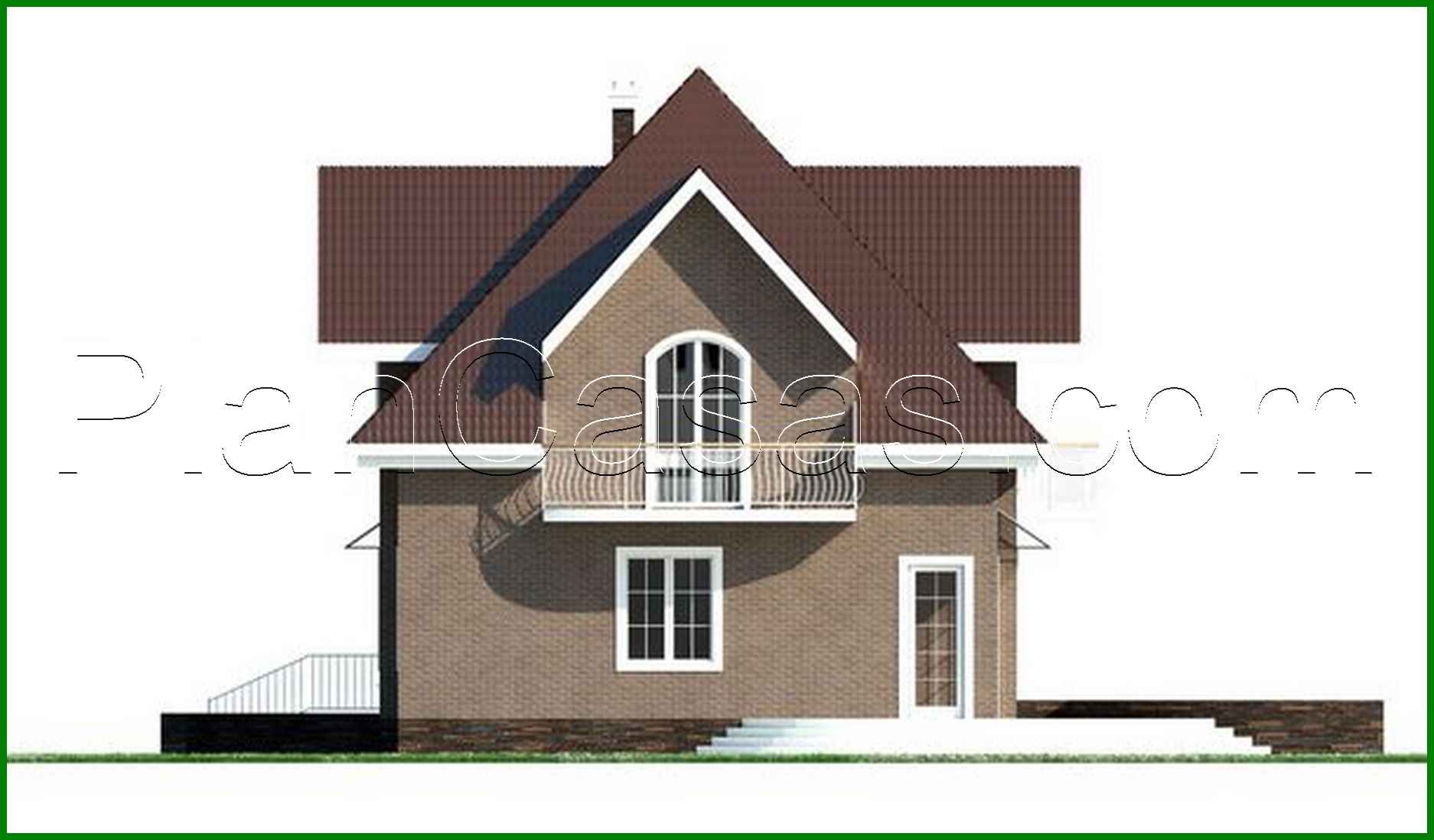 395. Beautiful house project of 2 floors