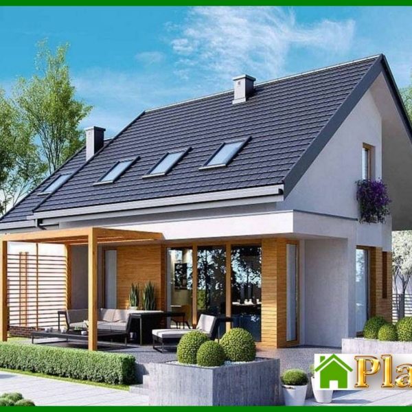 402. Stylish residential building with attic 402. Stylish residential building with attic