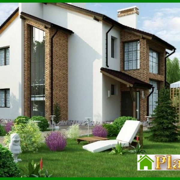 403. Two-storey bright house with an unusual roof