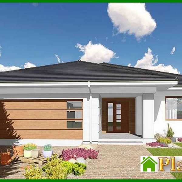 407. Spacious one-story residential building with a living room in the center 407. Spacious one-story residential building with a living room in the center