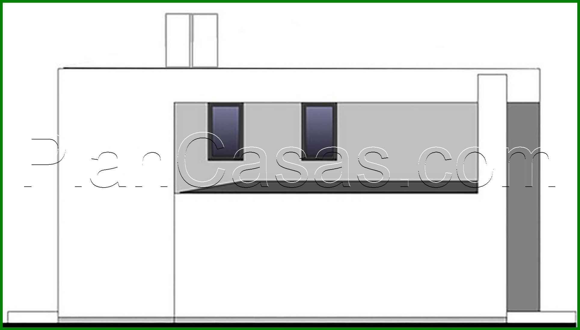426. Two-story house with a common lounge on the second floor