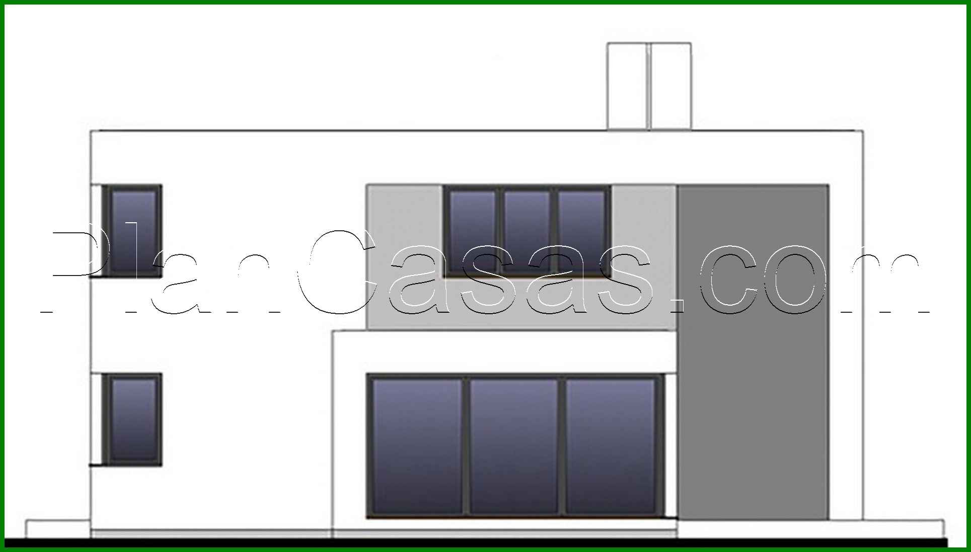 426. Two-story house with a common lounge on the second floor