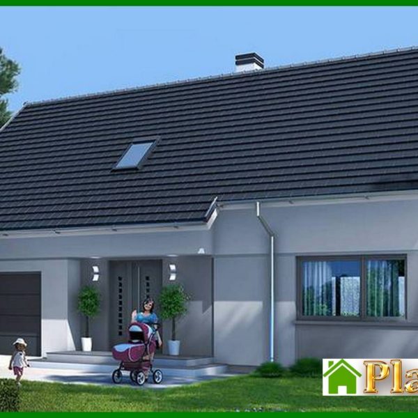 435. Residential building with attic and garage