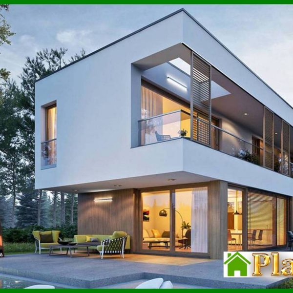 450. Chic two-story narrow house